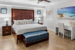 2 habitaciones, caja de seguridad en la habitación y escritorio 