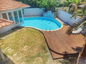 Pool - Casa Maravilhosa, Rústica a Passos do mar (Morro das Pedras Florianópolis)