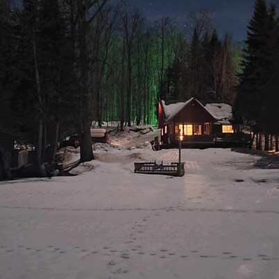 Lakehouse Dream, on Big Manistique Lake Germfask/Curtis Mich.Centrally located.