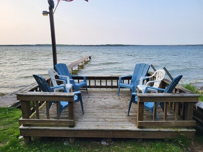 Lakehouse Dream, on Big Manistique Lake Germfask/Curtis Mich.Centrally located.