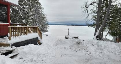 Lakehouse Dream, on Big Manistique Lake Germfask/Curtis Mich.Centrally located.