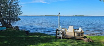 Lakehouse Dream, on Big Manistique Lake Germfask/Curtis Mich.Centrally located.
