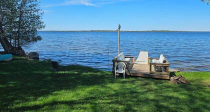 Lakehouse Dream, on Big Manistique Lake Germfask/Curtis Mich.Centrally located.