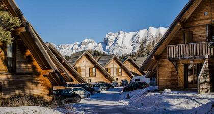 Chalet, 150m du centre station, vue montagne, piscine, sauna, terrasse, parking, télévision