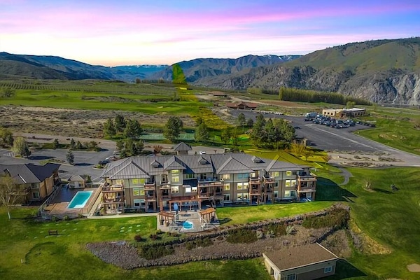 Blick von der Unterkunft