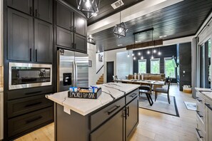 Interior - Discover Glamping at the Bomasion: Charming Cabin w/ Garage & Fenced Yard (Broken Bow)