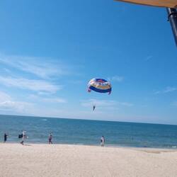 On the beach