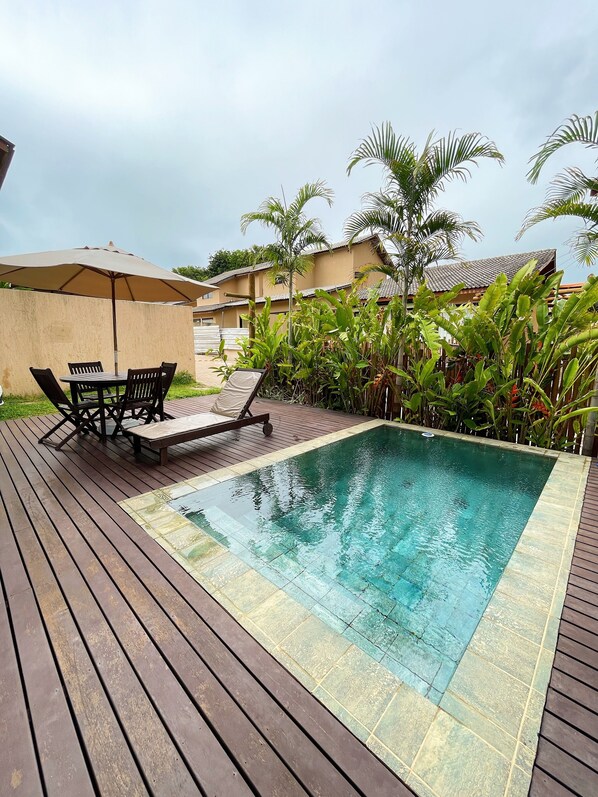 Maison Familiale, piscine privée | Coin séjour