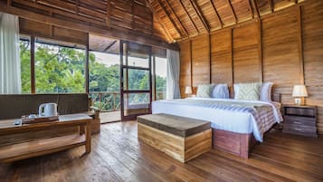 Vila Standar | 1 kamar tidur, meja kerja, dan seprai linen