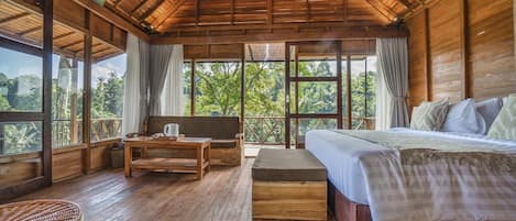 Vila Standar | 1 kamar tidur, meja kerja, dan seprai linen