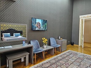 Deluxe Room, 1 Queen Bed, Accessible, City View | Soundproofing, free WiFi - Pilot City Hotel (Baku)