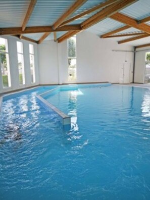 Indoor pool, a heated pool