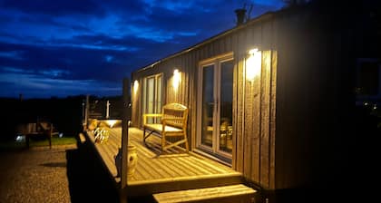 Luxury hot tub lodge in the heart of Pembrokeshire
