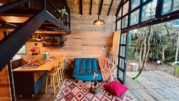 Superior Chalet | Private kitchen | Fridge, dishwasher, electric kettle