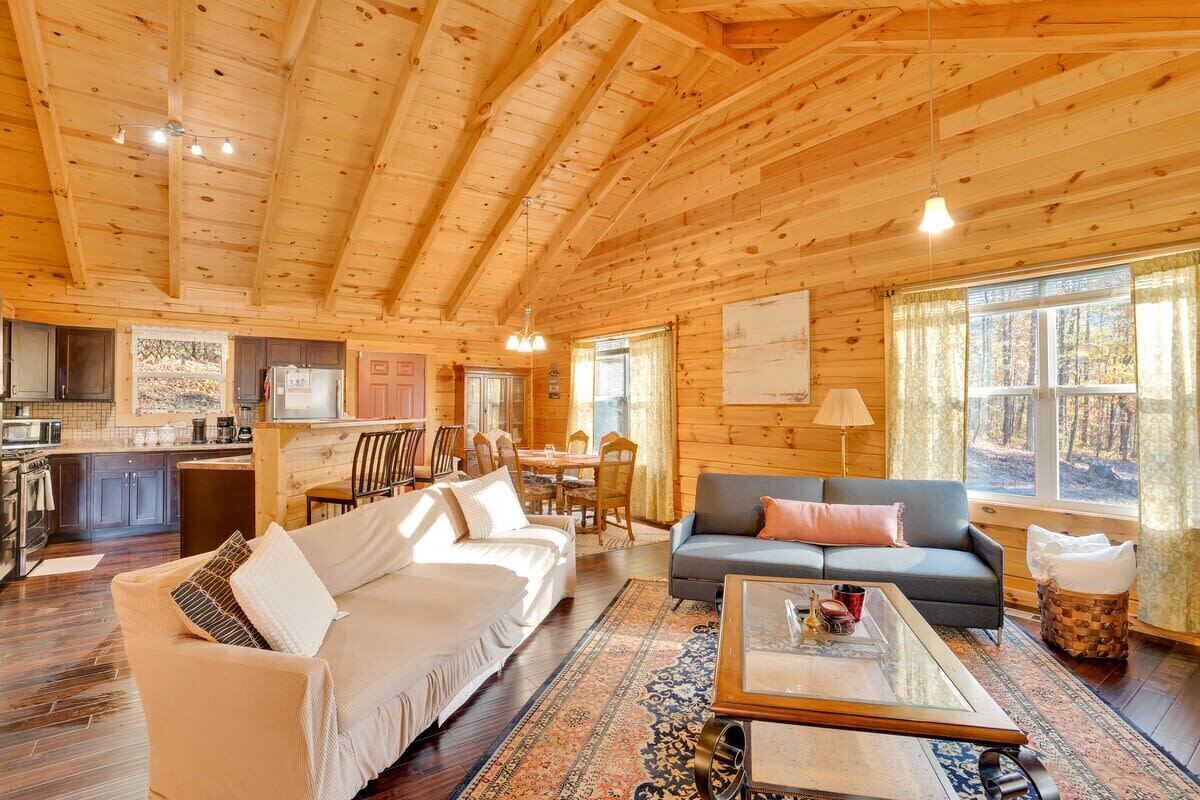 TV, fireplace, offices