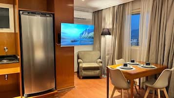 1 habitación, caja de seguridad en la habitación y cortinas blackout