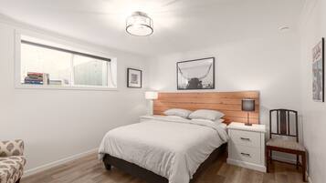 1 bedroom, iron/ironing board, travel crib, free WiFi