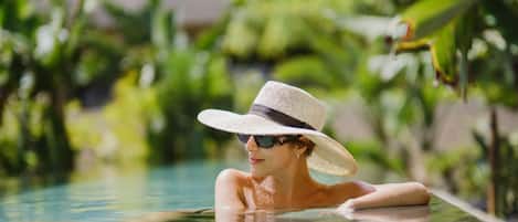 Una piscina climatizada