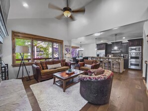 Condo, 4 Bedrooms | Living area | Smart TV - Jordanelle Mountain Paradise 1271 4 Bedroom Townhouse by RedAwning (Heber City)