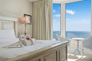 2 bedrooms, iron/ironing board, WiFi, bed sheets - Emerald Beach 2325 - Condo with Awesome Views (Panama City Beach)