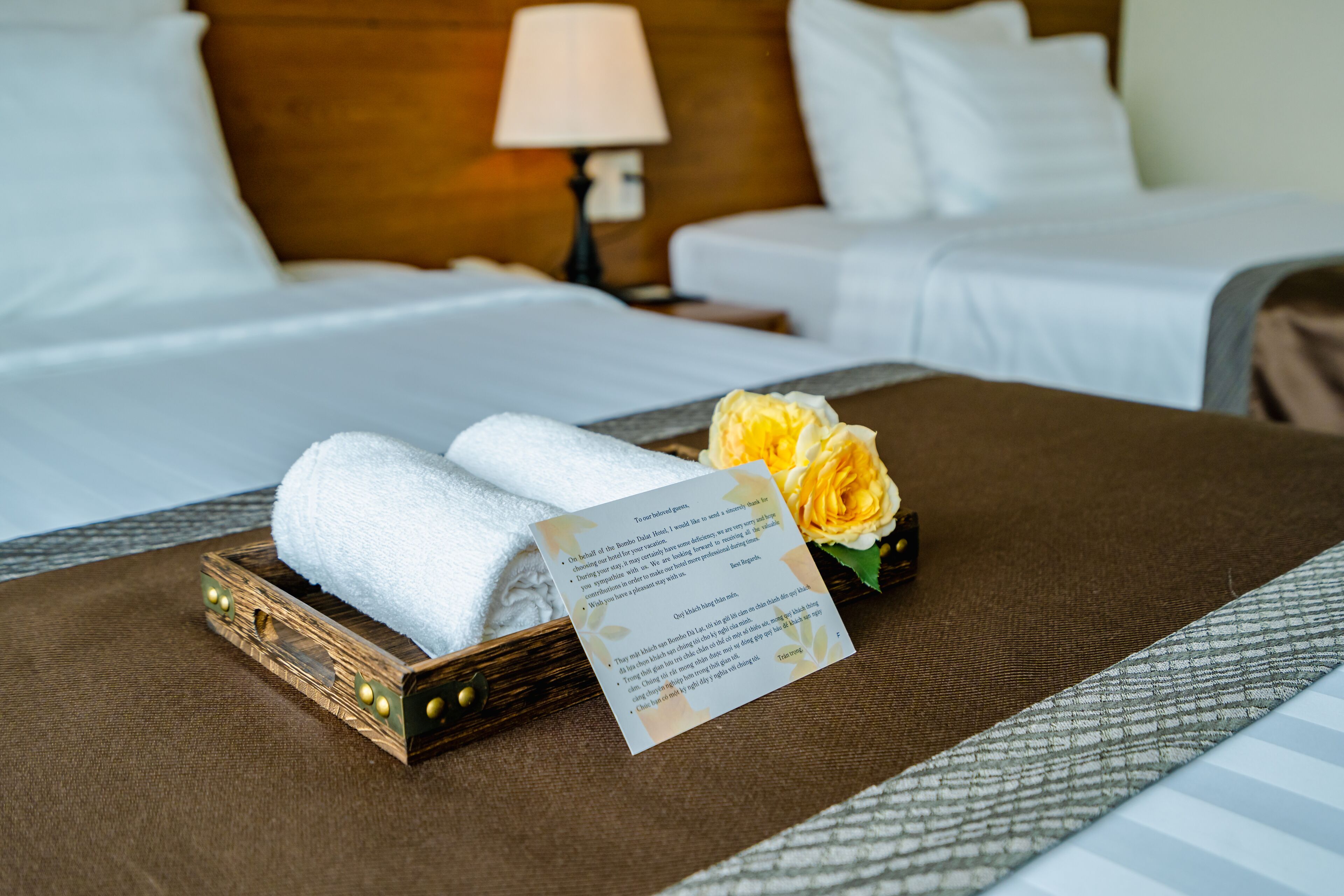 Premium bedding, in-room safe, desk, laptop workspace