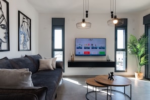 Luxury Apartment | Living area | Smart TV