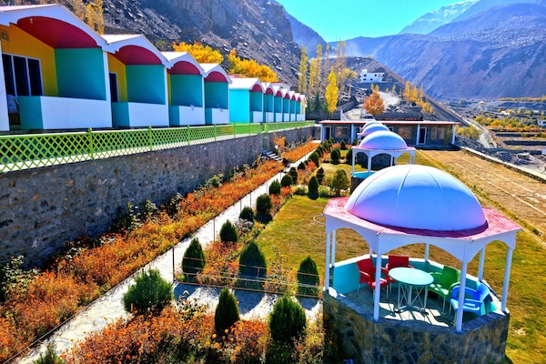 Außenbereich für Bankette