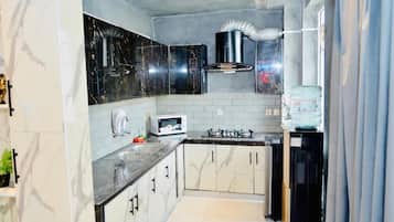 Apartamento luxo | Cozinha americana privada | Frigobar, micro-ondas