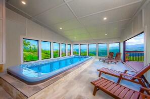 Piscine couverte, piscine chauffée