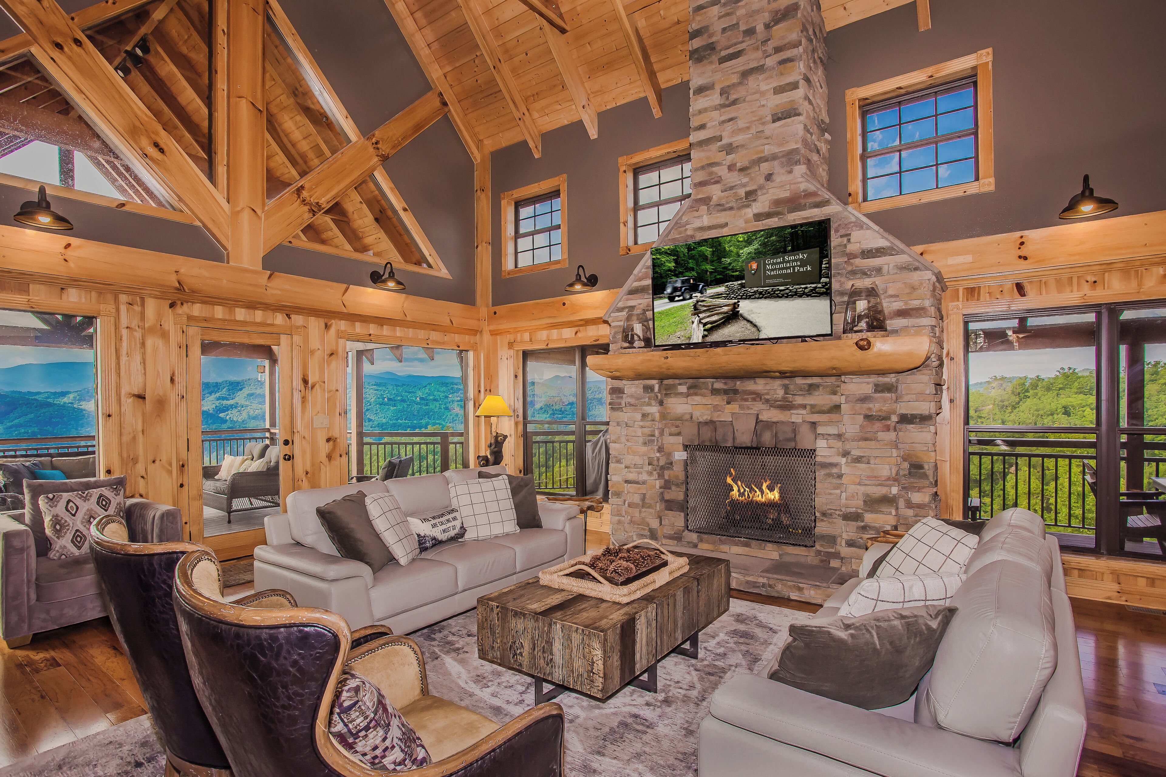 TV, fireplace, table tennis, stereo