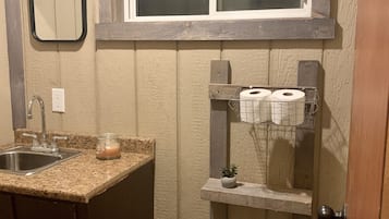 Towels, soap, toilet paper