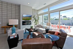 Smart TV, fireplace, printers - Palm Springs Cinema Vista, City ID#3086  (Palm Springs)