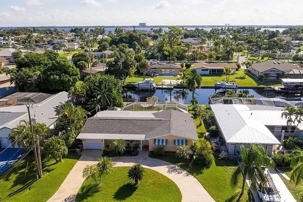 Beautiful property with canal access