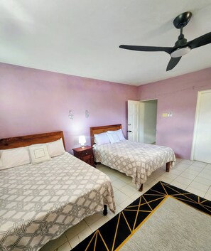 Basic Quadruple Room | In-room safe, blackout drapes, iron/ironing board, free WiFi - Apartment 379 Hudson Avenue (Montego Bay)