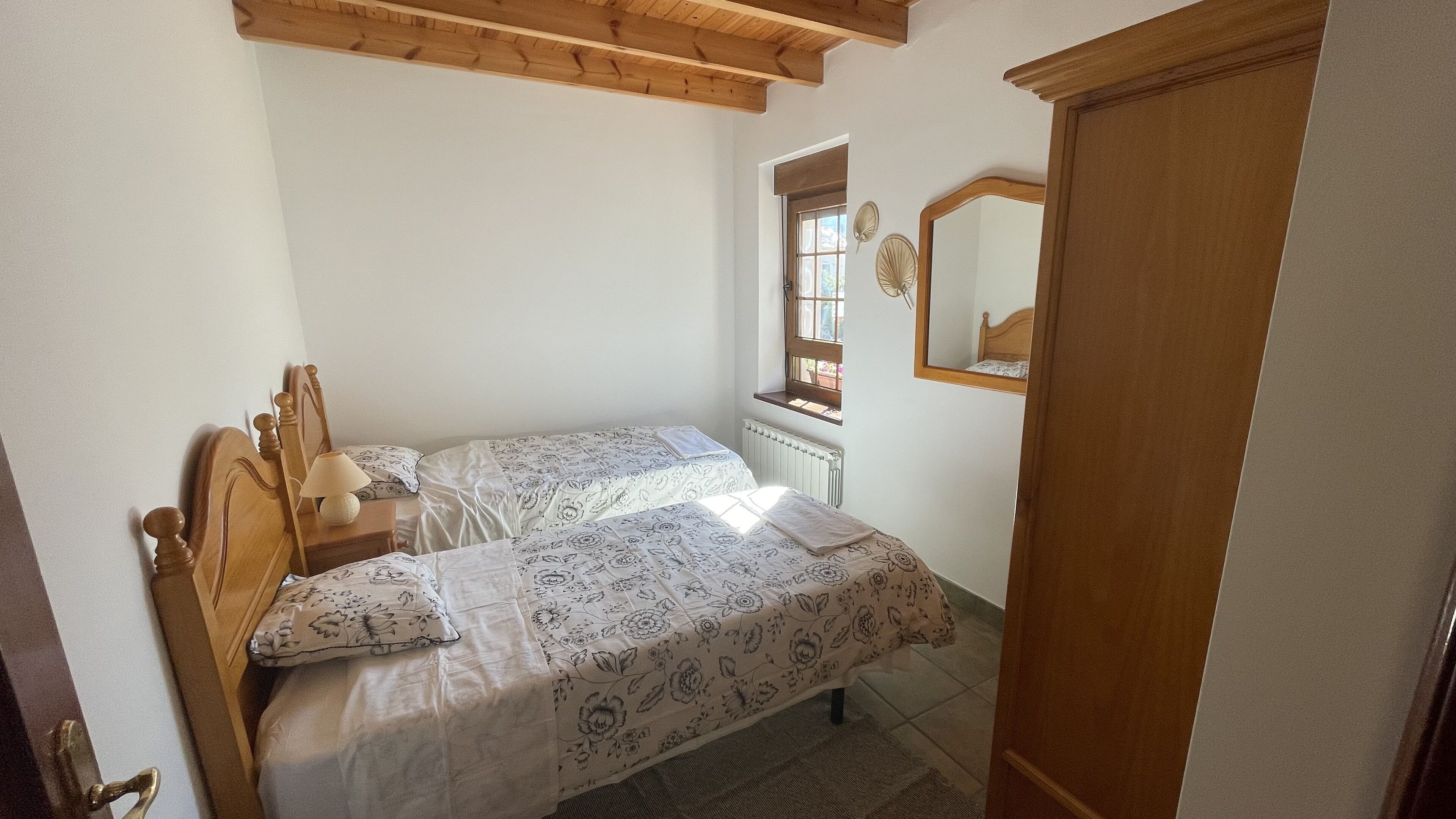 3 bedrooms, iron/ironing board, travel cot, WiFi