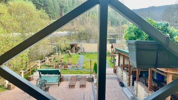 Exclusive Double Room, 1 Queen Bed, Balcony, Poolside | Terrace/patio