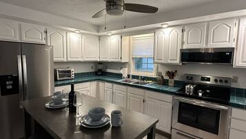 Microwave, oven, stovetop