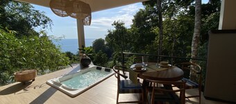 Monkey house, in the middle of the jungle with amazing ocean view