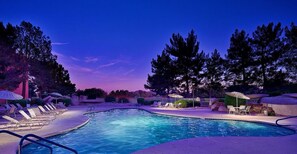 Una piscina riscaldata