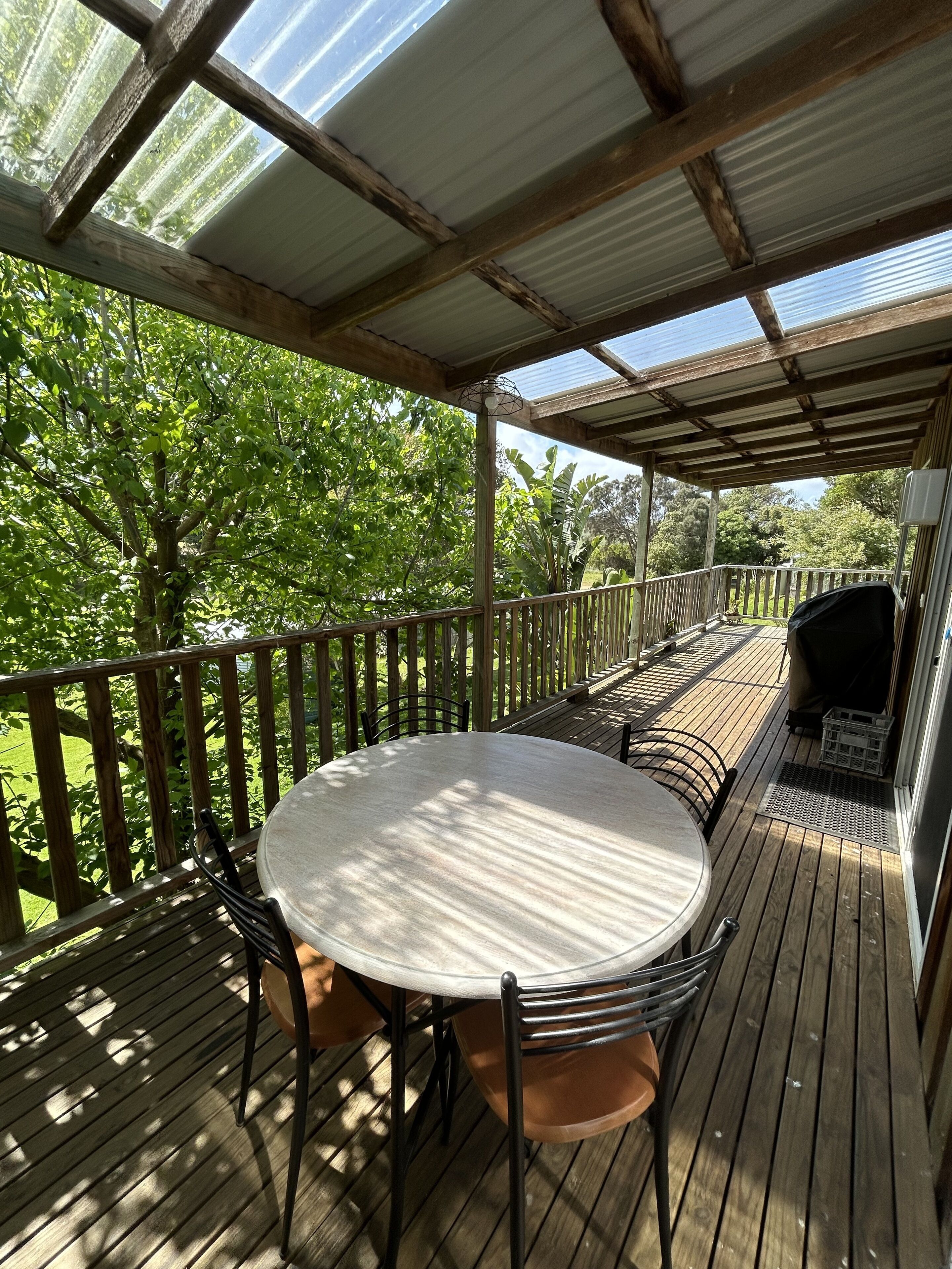 Comfort Cabin, 2 Bedrooms, Non Smoking | Terrace/patio
