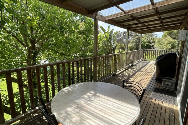 Comfort Cabin, 2 Bedrooms, Non Smoking | Terrace/patio