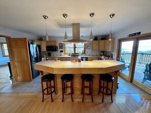 Fridge, microwave, oven, dishwasher - Summit House - House on Blair Hill (Greenville)