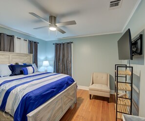 2 bedrooms, iron/ironing board, free WiFi, bed sheets