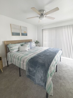 3 bedrooms, iron/ironing board, travel cot, WiFi