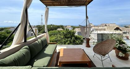 Casa Dakini en la Punta - 15min walk ocean - AC/Pool/Ocean View