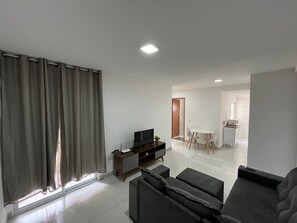 Living area - Apartamento 2 Quartos a 6 KM do Shopping Flamboyant (Jardim Mariliza Goiânia)