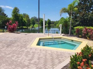 Outdoor pool, a heated pool - Quiet Moana Retreat in gated community– Perfect for Disney & Universal Visitors  (Kissimmee)