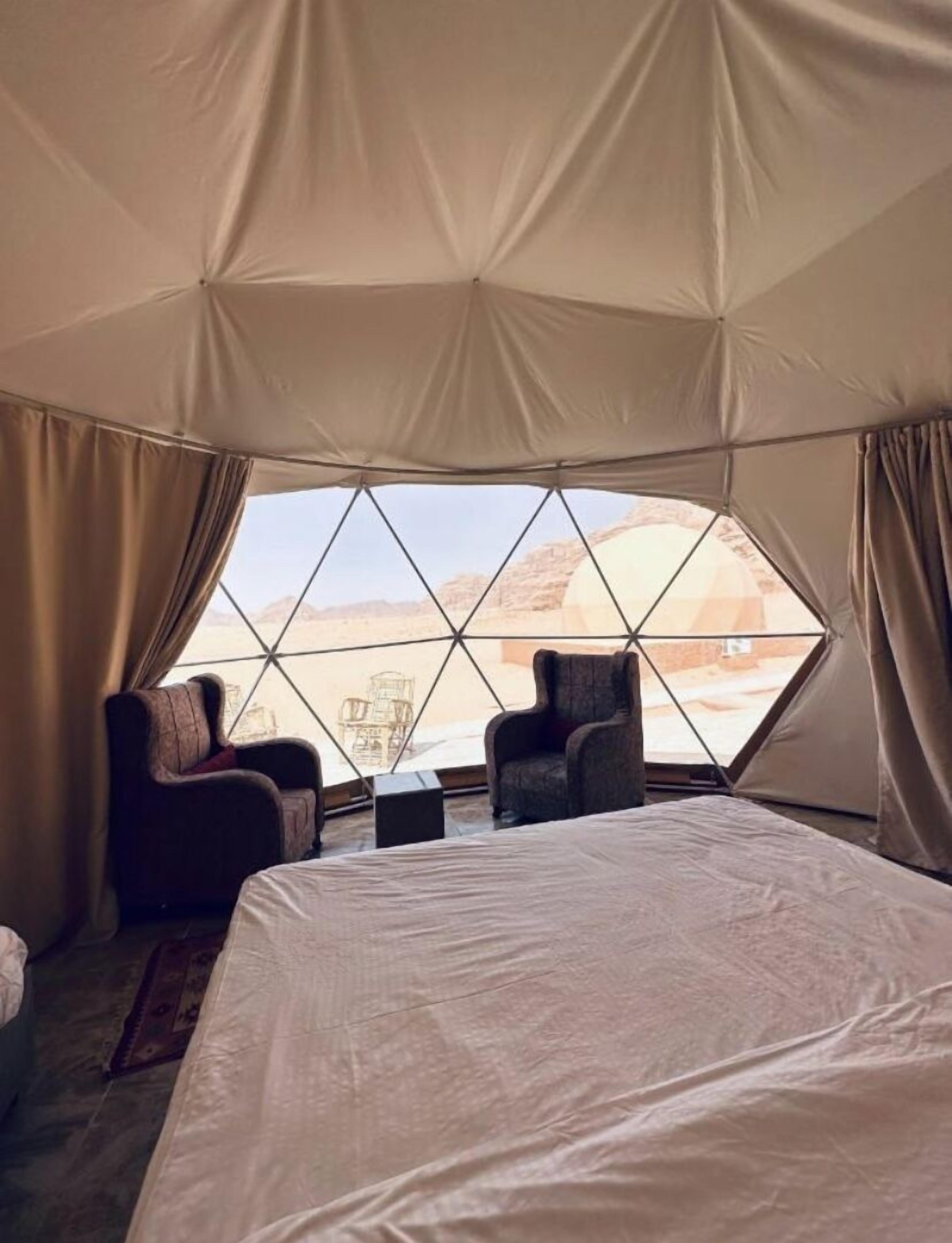 Romantic Tent | Premium bedding, pillow-top beds, individually furnished, desk