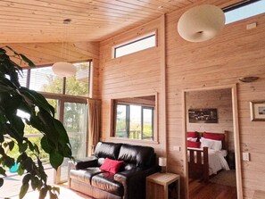 Smart-tv, pejs, dvd-afspiller, bøger