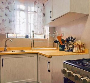 Private kitchen - Chic Nairobi Getaway: Balcony, Art, Museums, Free WiFi!!! (Nairobi)